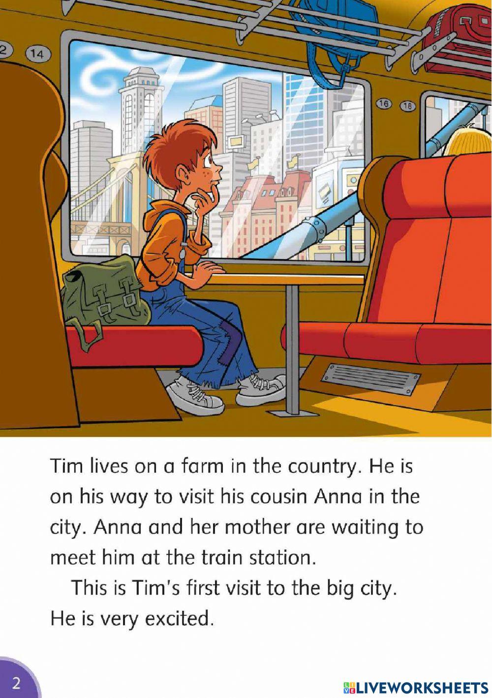 City Girl, Country Boy-Reading comprehension Dolphins Readers(part 1)