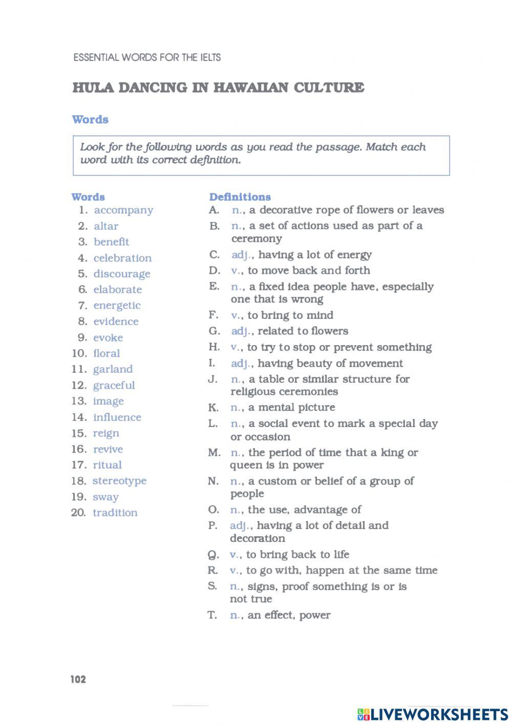 Barron's IELTS - Unit 4.2 - Culture