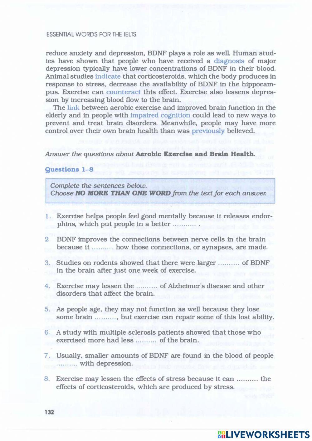 Barron's IELTS - Unit 5.2 - Health