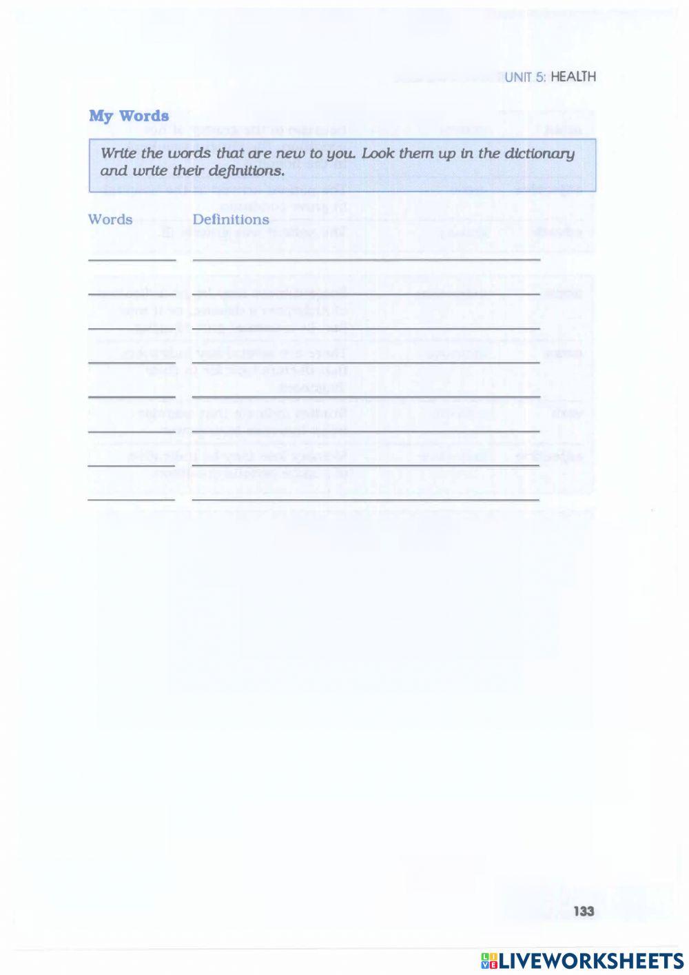 Barron's IELTS - Unit 5.2 - Health