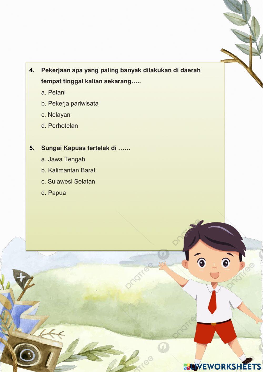 E-LKPD Materi Daerahku dan Kekayaan Alamnya