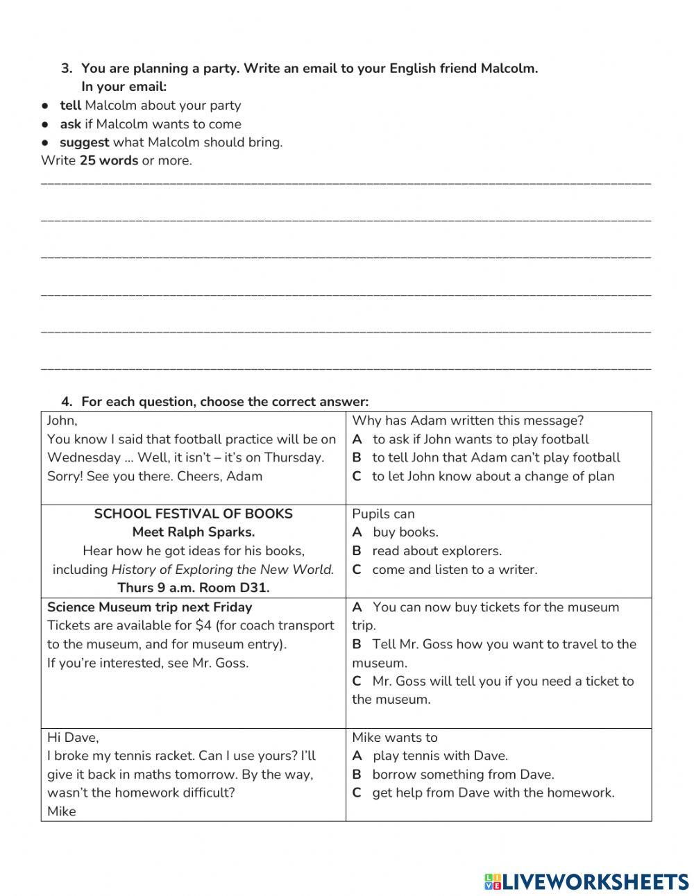Food chain 2 worksheet Biology Diagrams