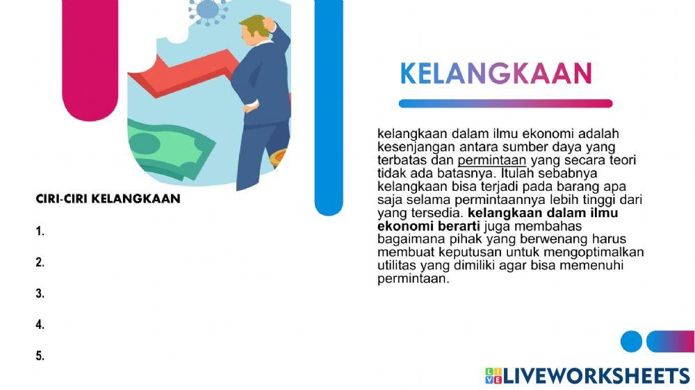 LKPD Konsep Ilmu Ekonomi