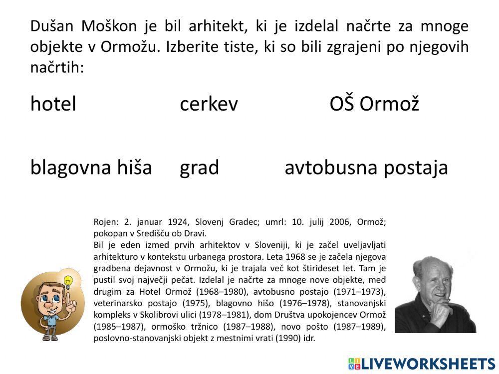 Kako dobro poznam svoje mesto? Kako dobro poznam svoje mesto?
