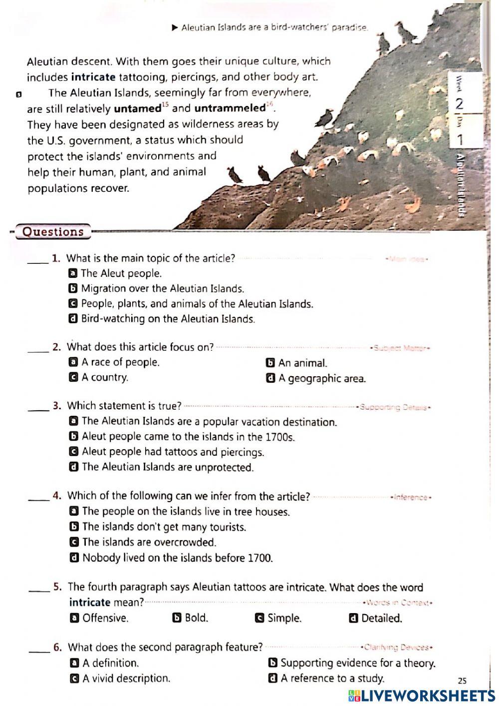Listening Practice Level 2: 007-012