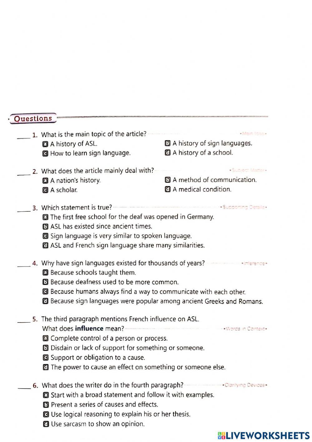 Listening Practice Level 2: 007-012
