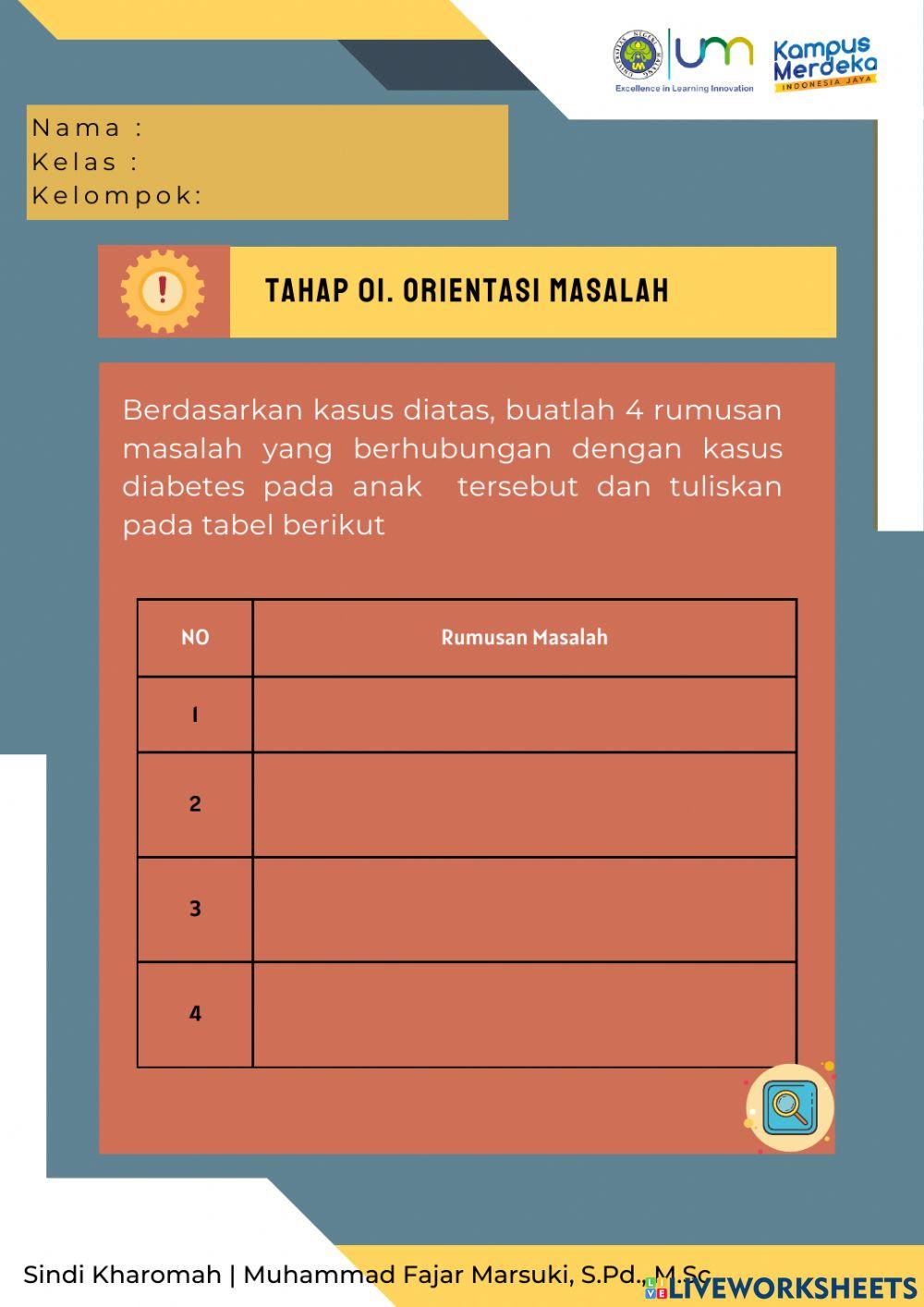 Lkpd pembelajaran 2 rumusan masalah materi zat aditif