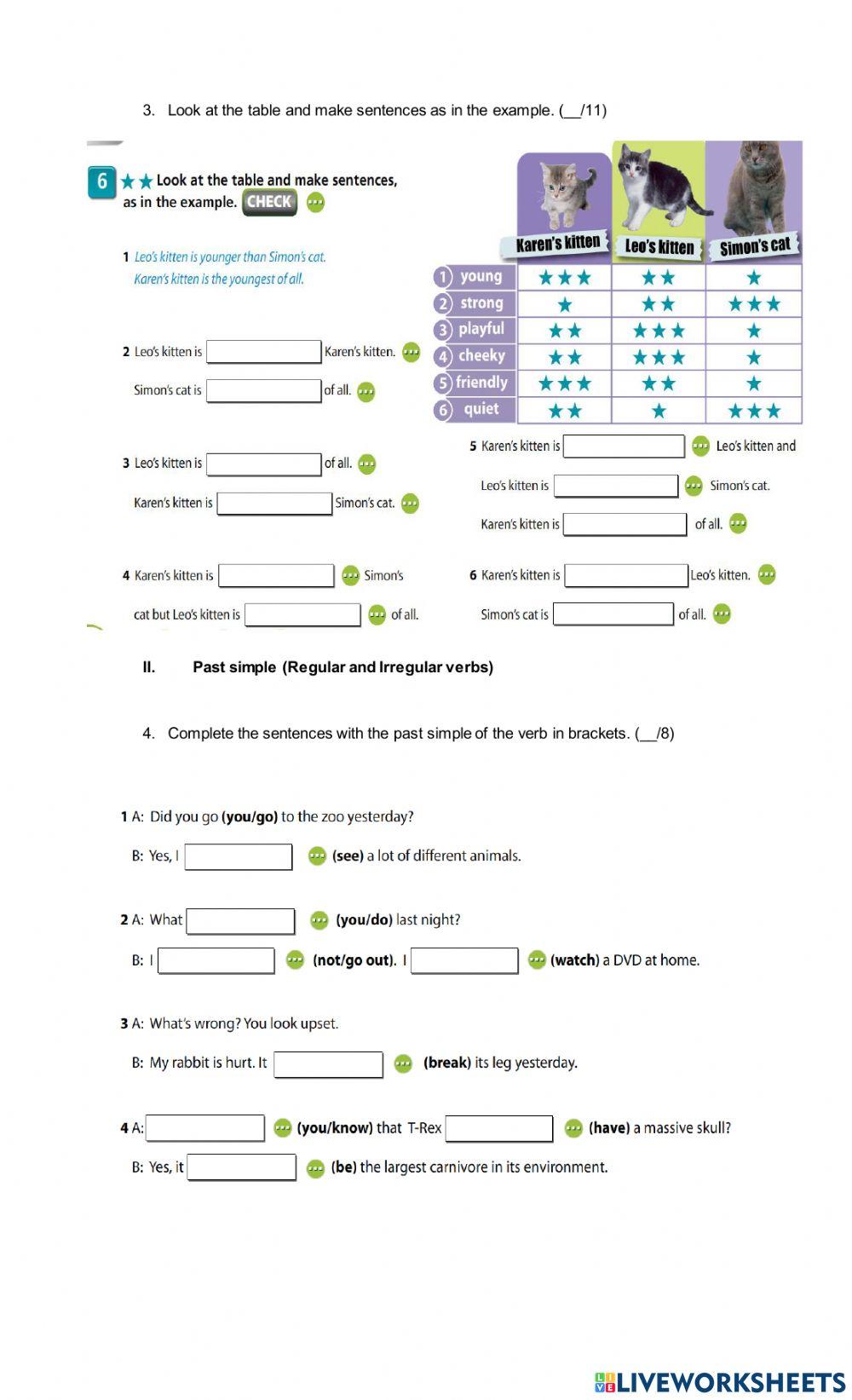 TEST UNIT ANIMALS (PART 2)