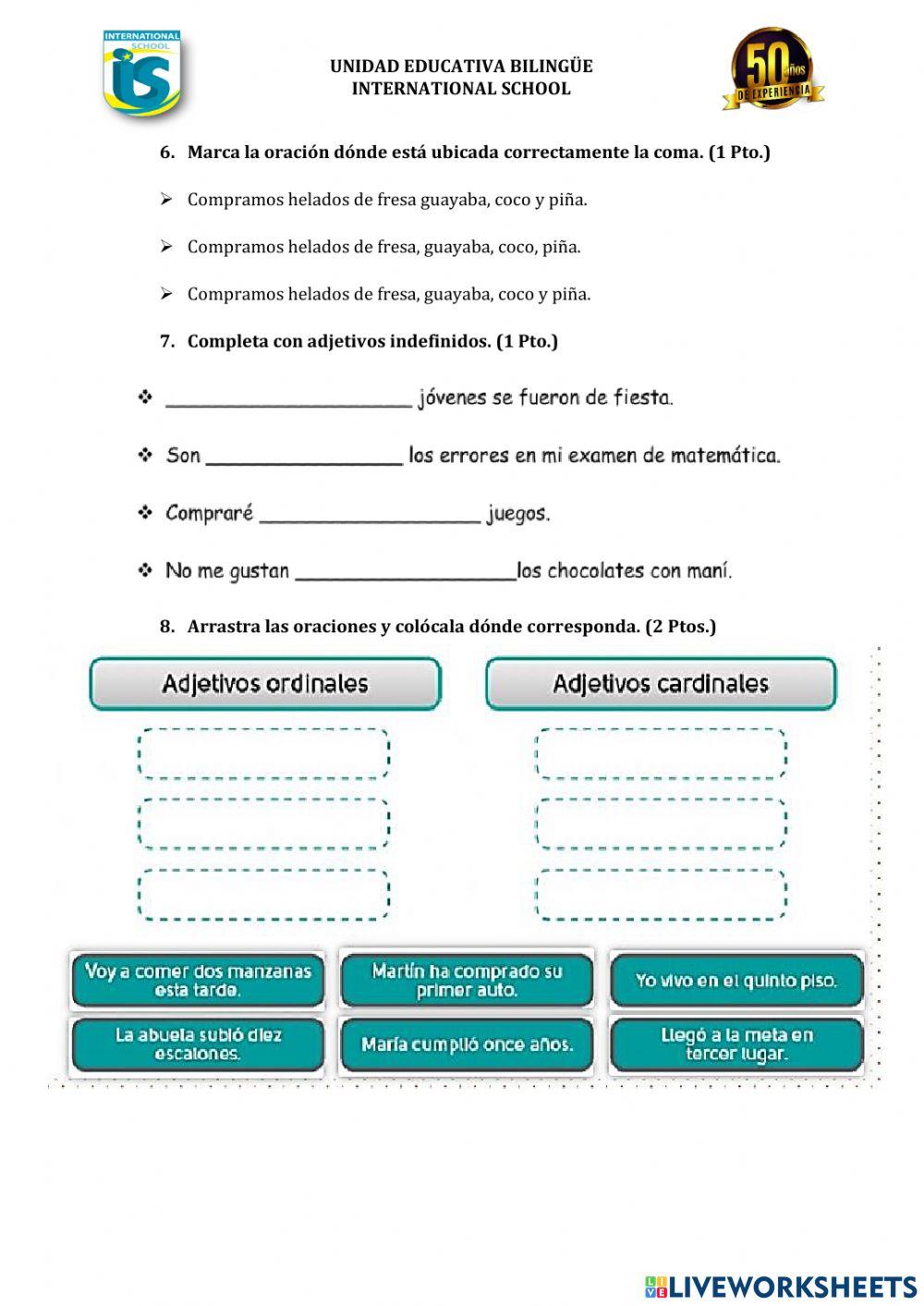 Examen primer trimestre
