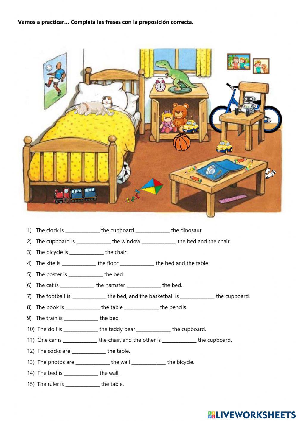 Prepositions of place