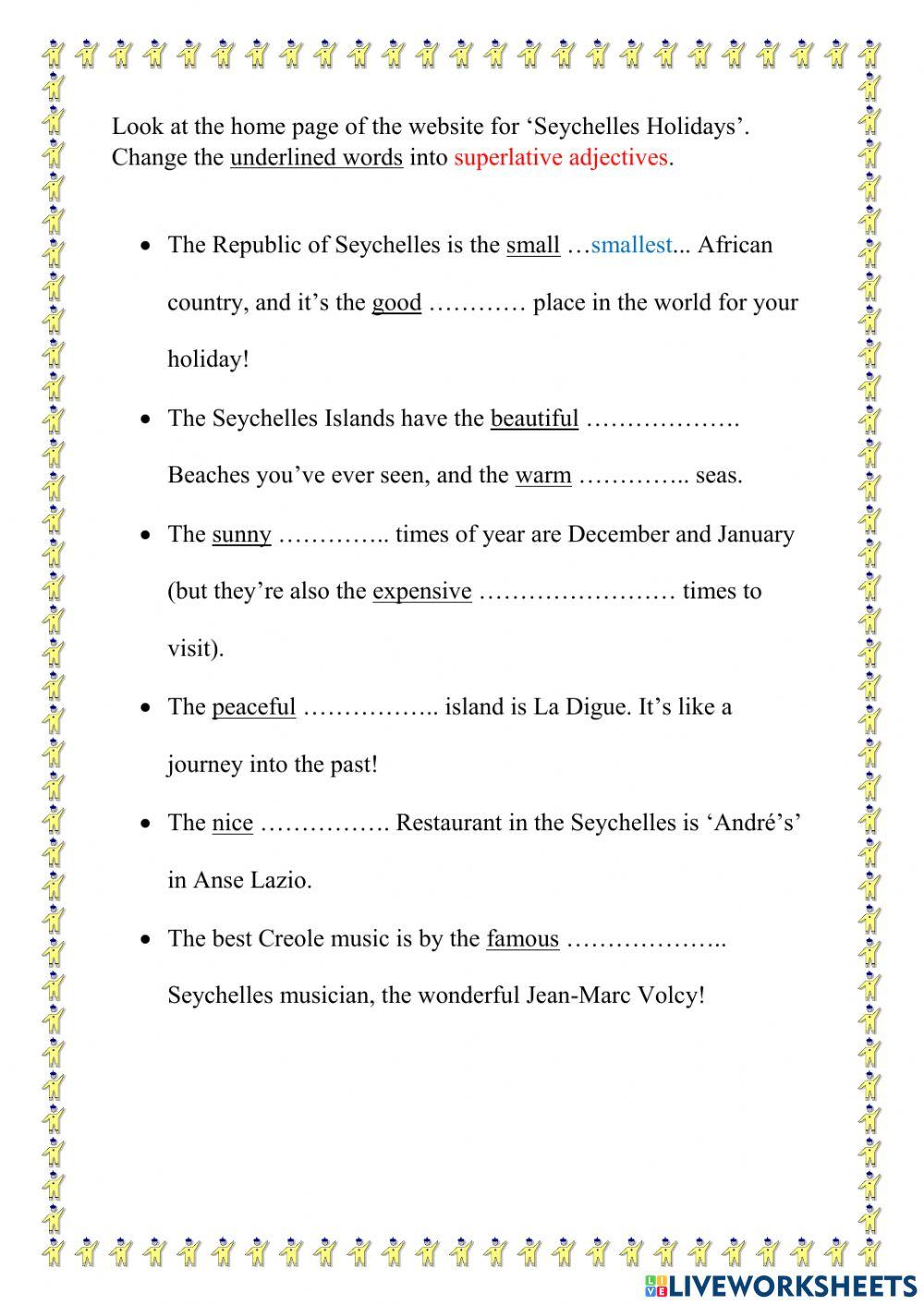 Comparative & Superlative