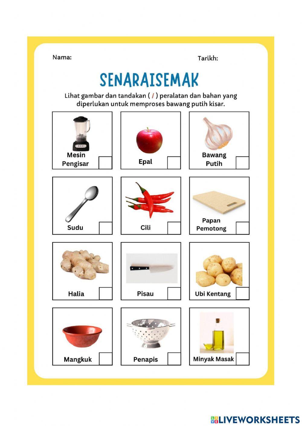 Video memproses bawang putih kisar