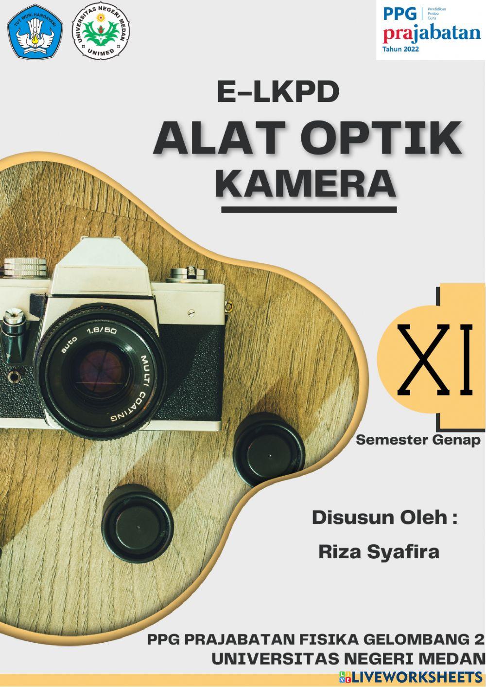 E-LKPD OPTIK KAMERA