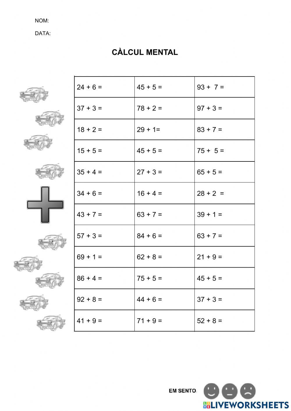 Cálcul Mental 1