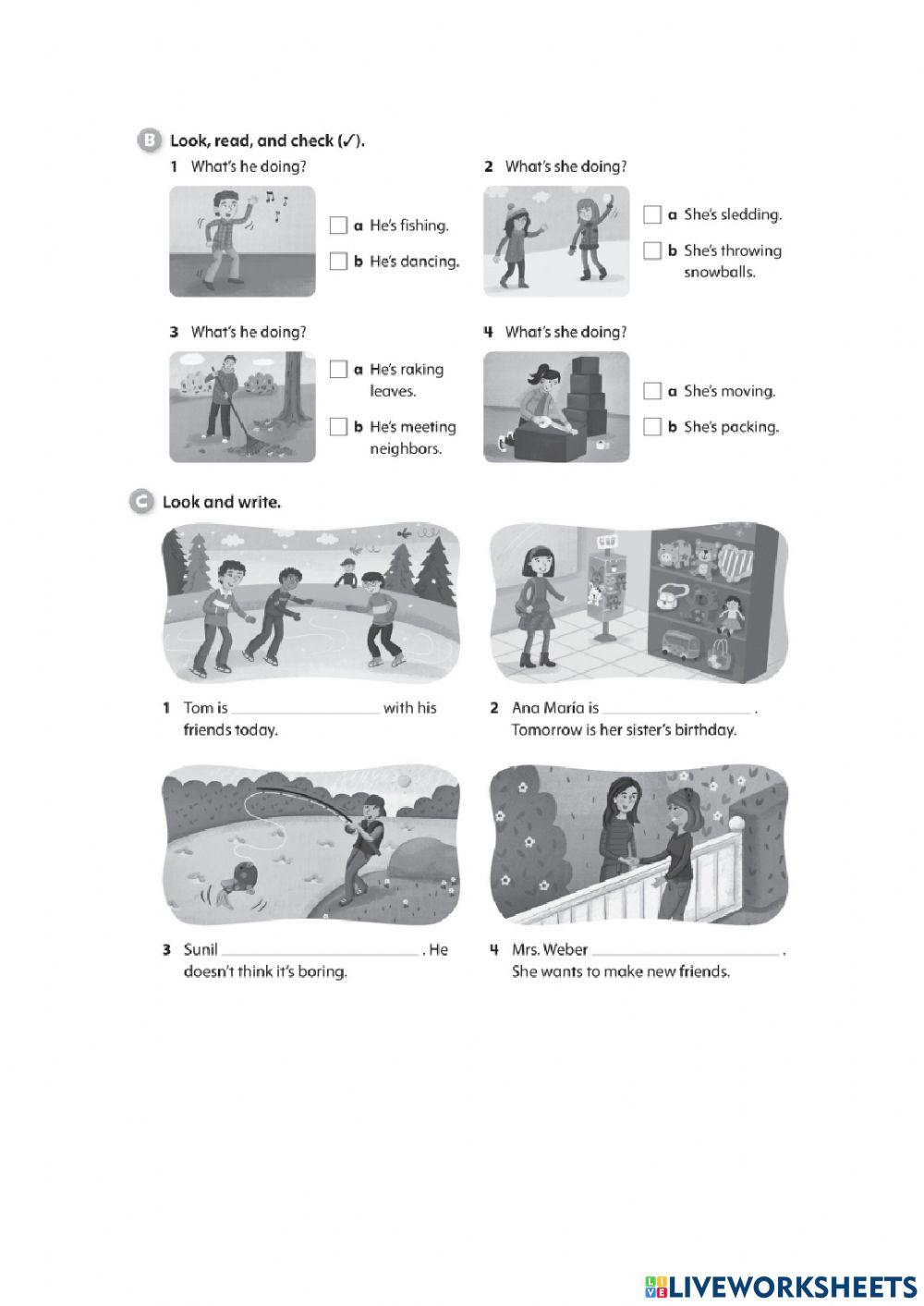 English learning exercise