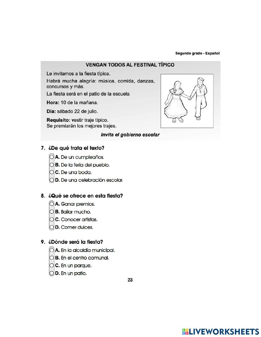 Prueba Formativa Julio