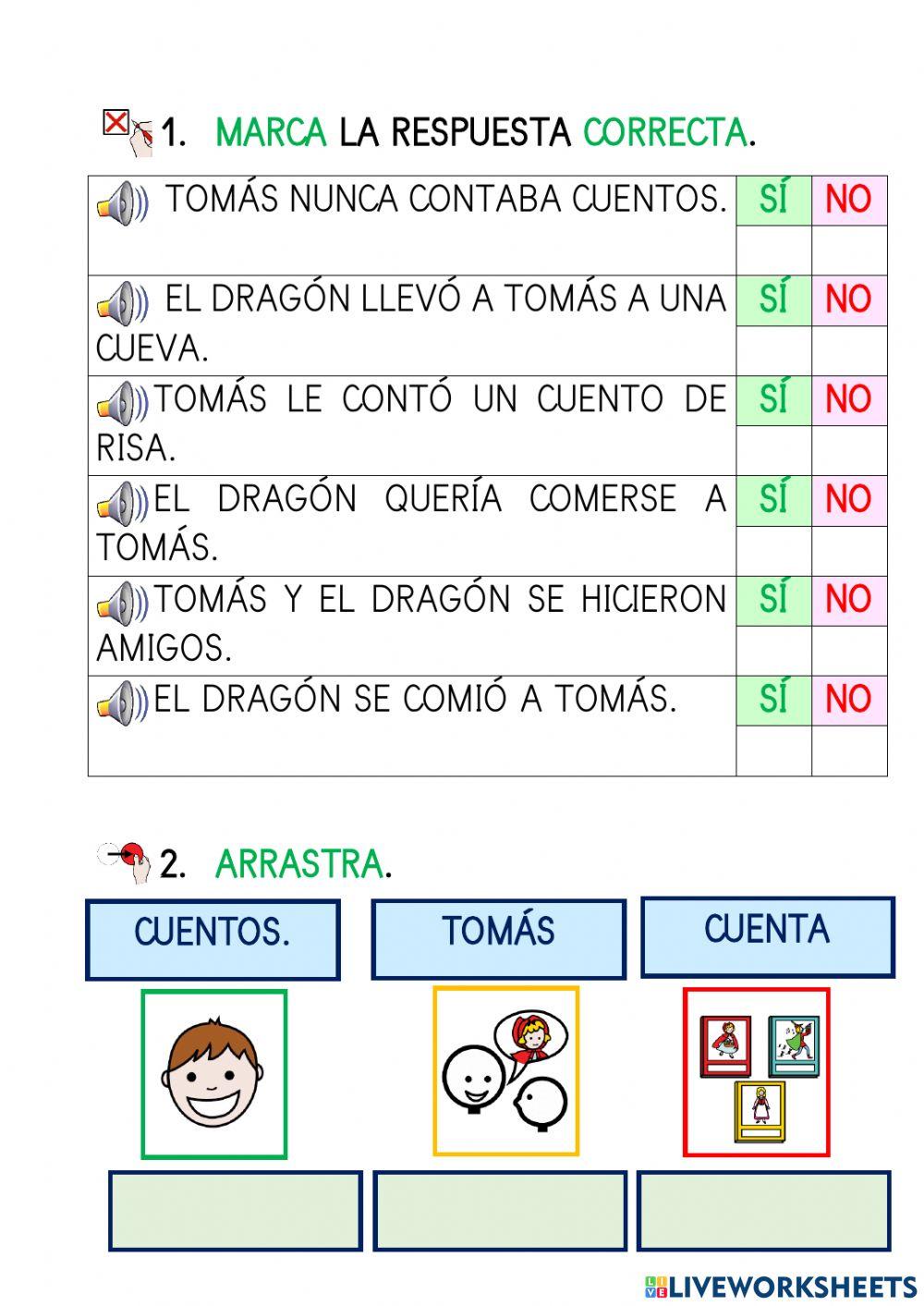 Tomás y el dragón nivel 4