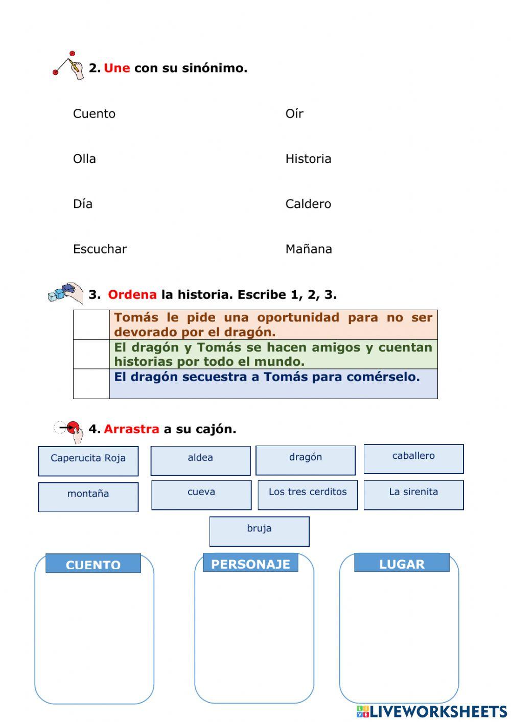 Tomás y el dragón nivel 2