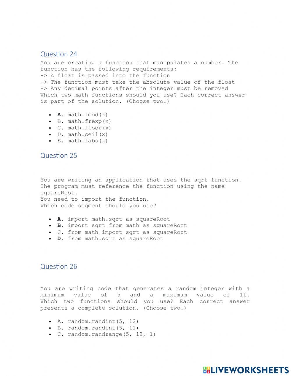 Preparación ITS Python 3
