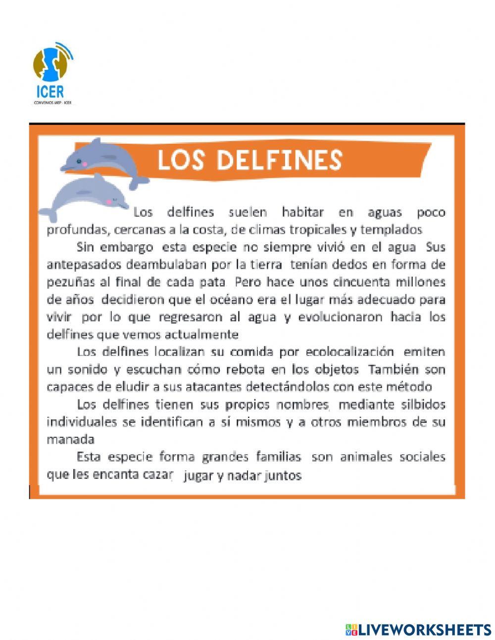 Puntuación (: , . )