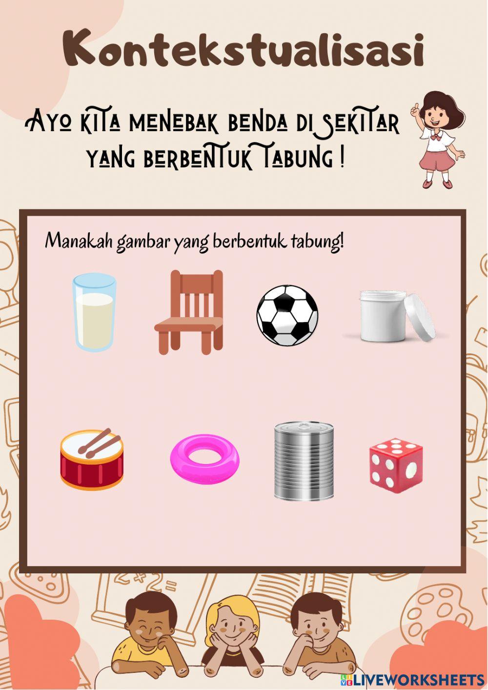 Tabung : Luas permukaan dan Volume