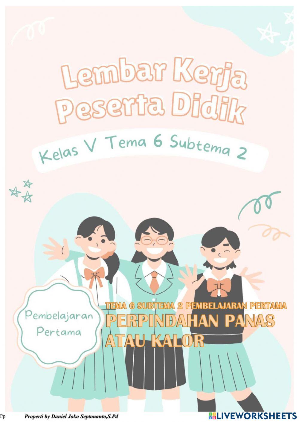 LKPD Kelas V Tema 6 Subtema 2 PB 1