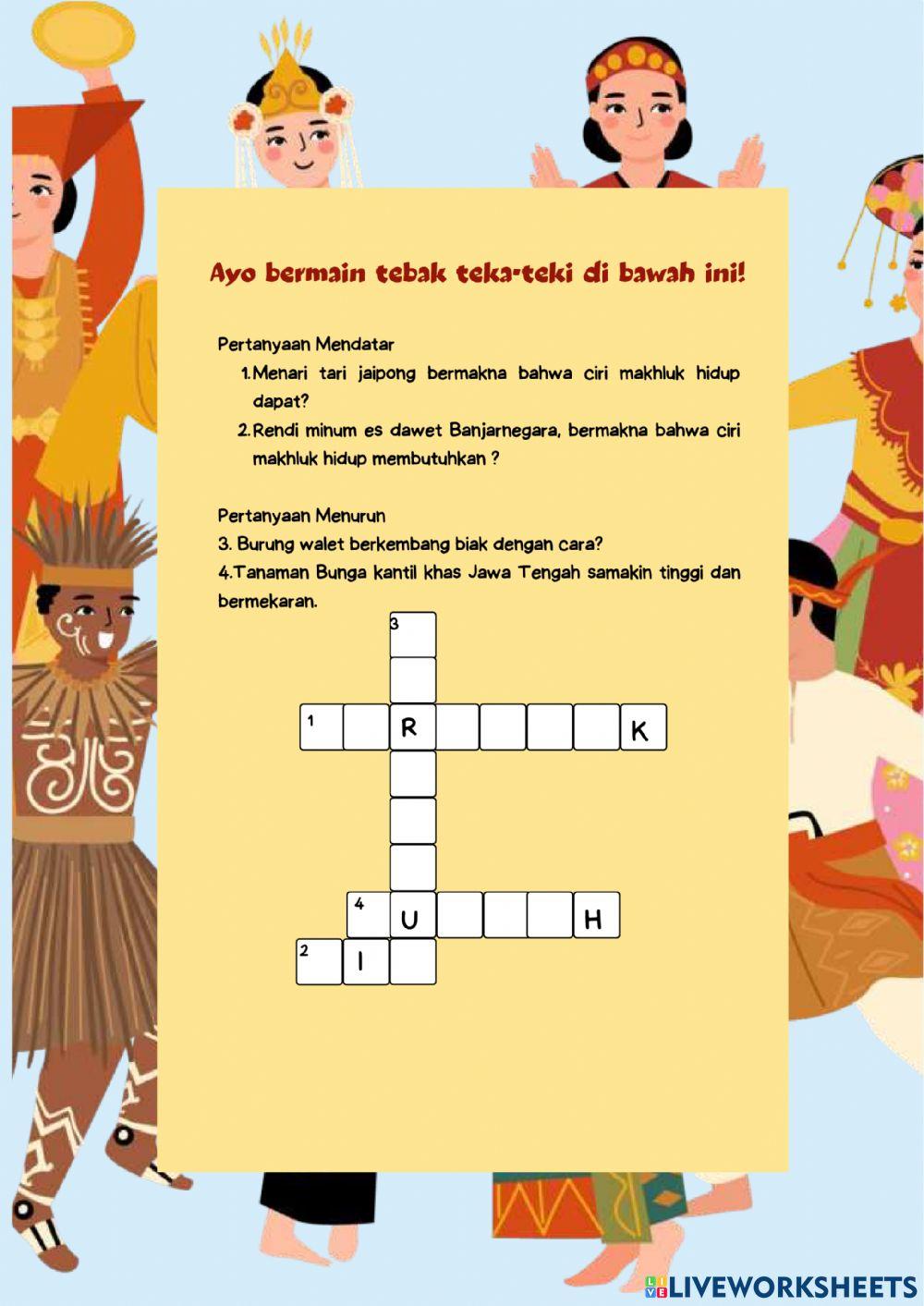 Lkpd ciri-ciri makhluk hidup