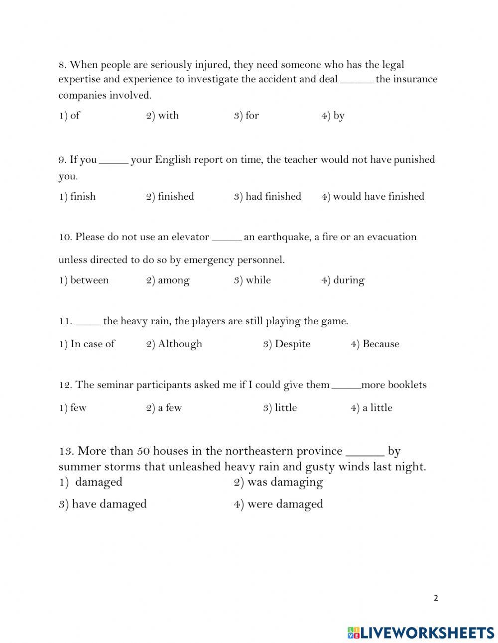 CEFR Grammar Practice