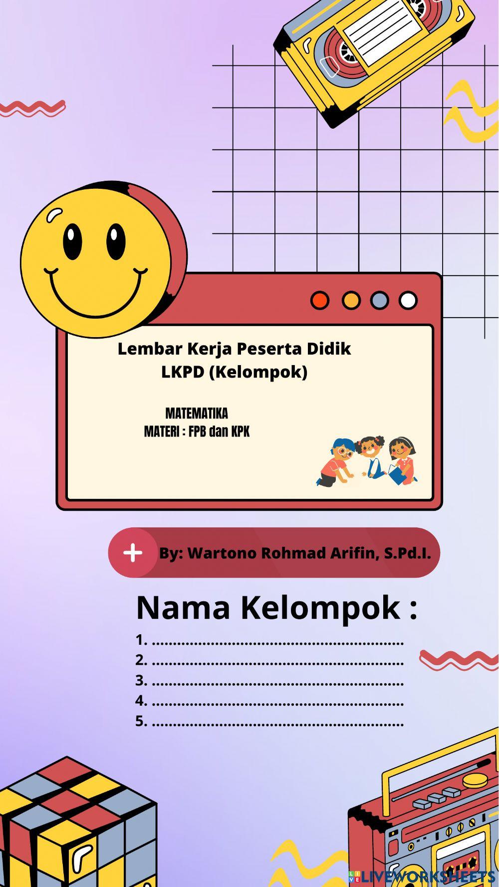 Lkpd kelompok fpb dan kpk