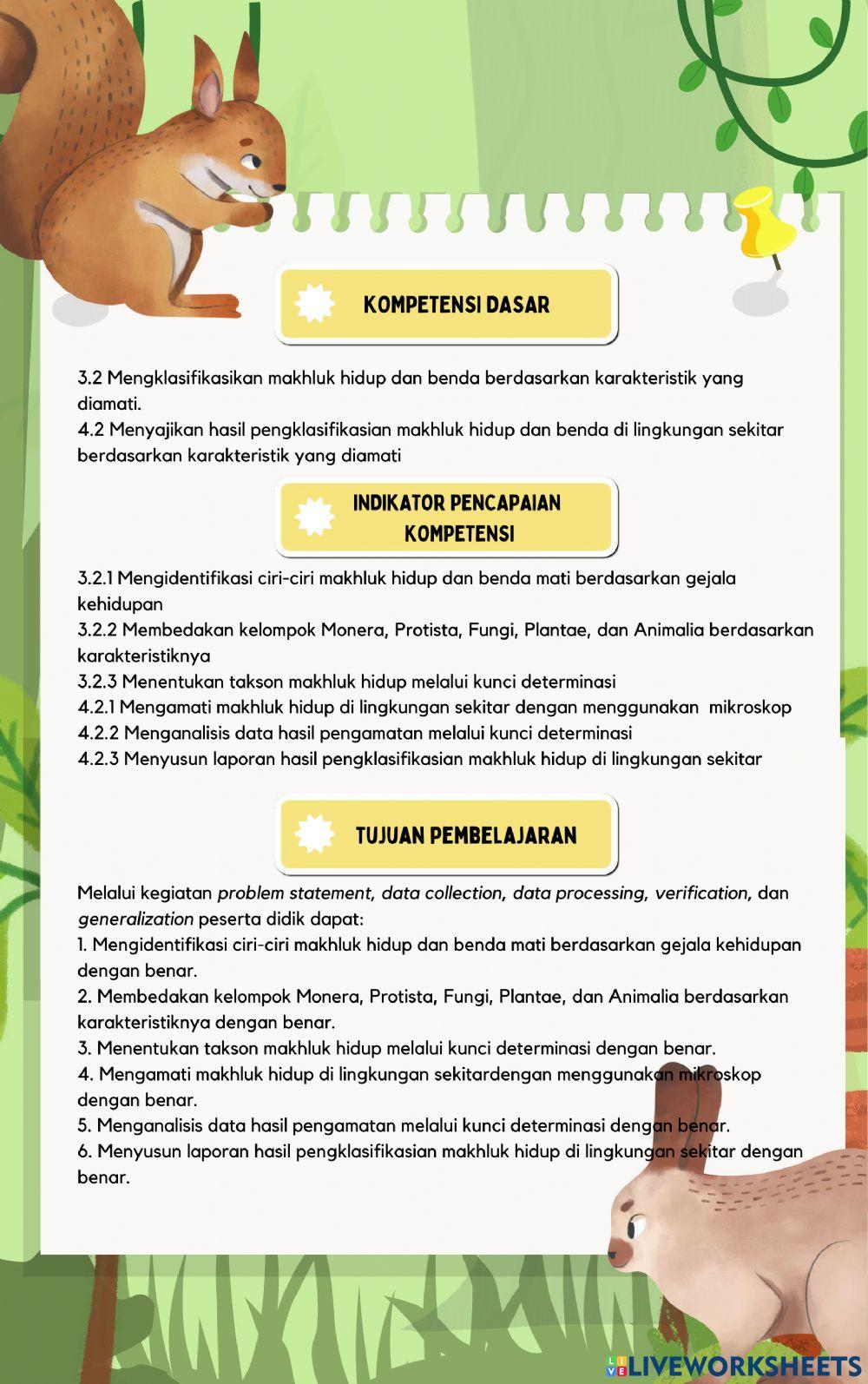 Klasifikasi makhluk hidup