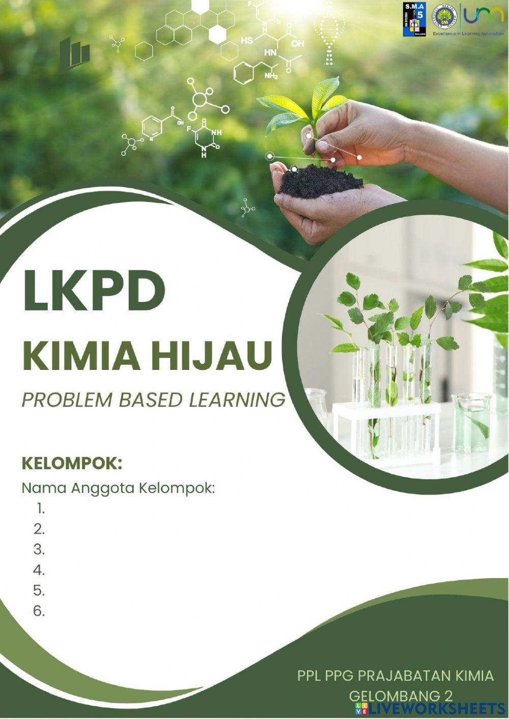 LKPD KIMIA HIJAU SMAN 5 KOTA MALANG