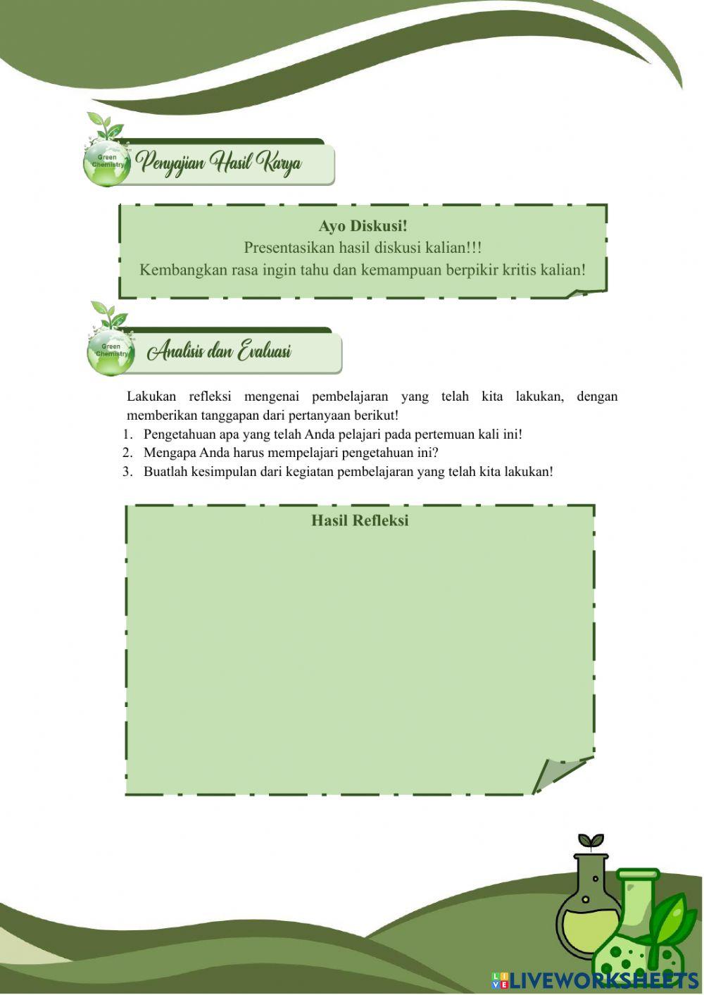 LKPD KIMIA HIJAU SMAN 5 KOTA MALANG