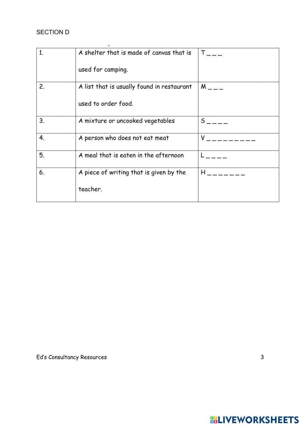 Year 5 Practice Worksheets