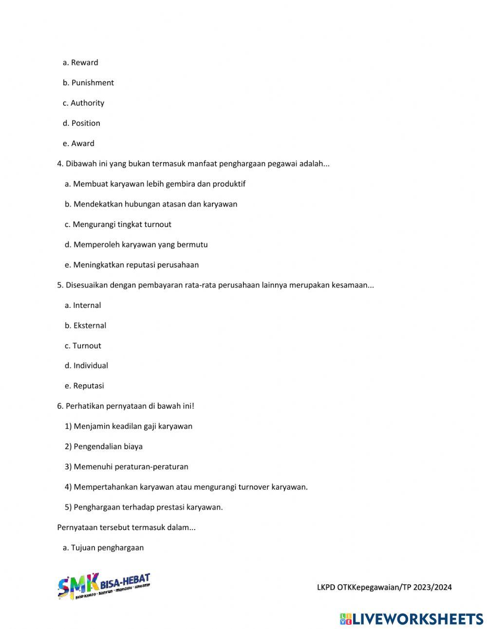 LKPD OTK Kepegawaian