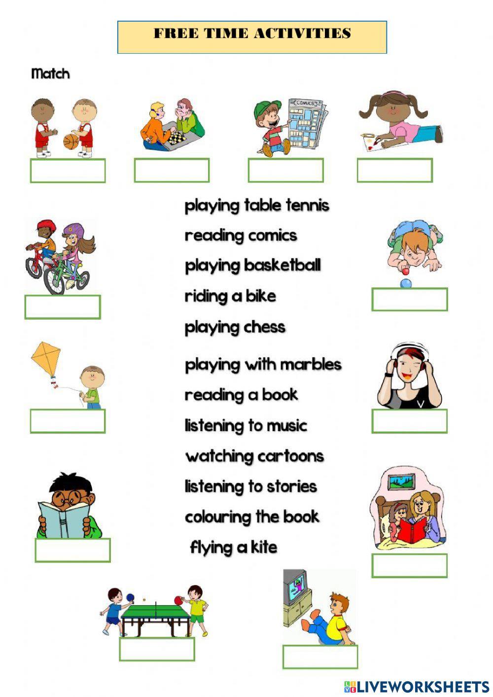 Free Time online exercise for 5 Live Worksheets