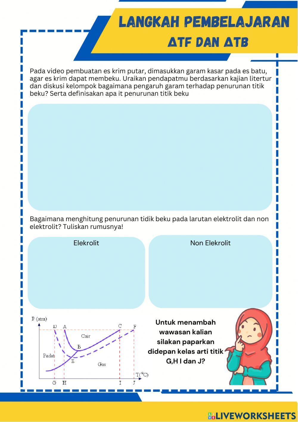 Sifat Koligatif Larutan - Tb dan Tf