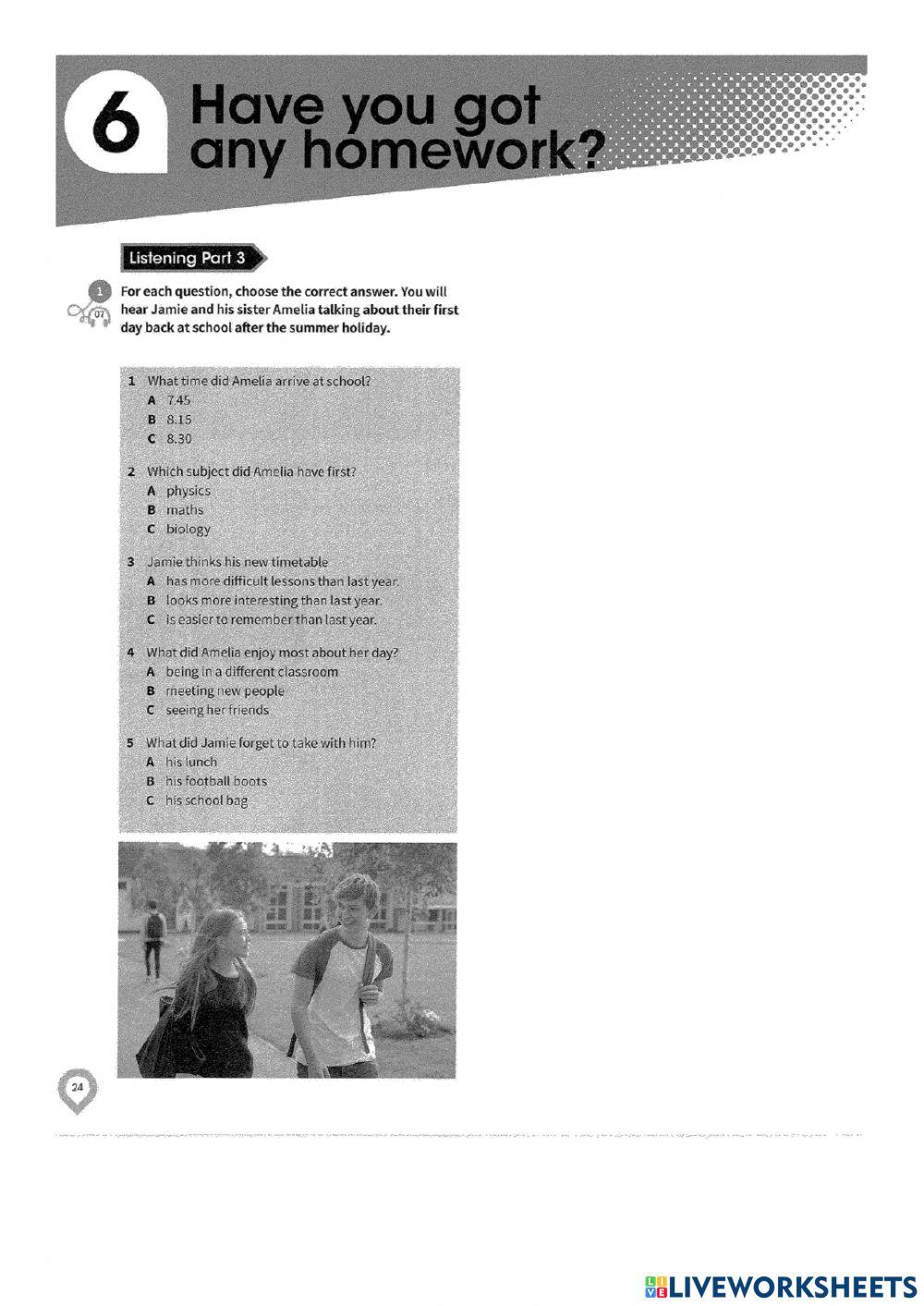 Complete key for schools unit 6