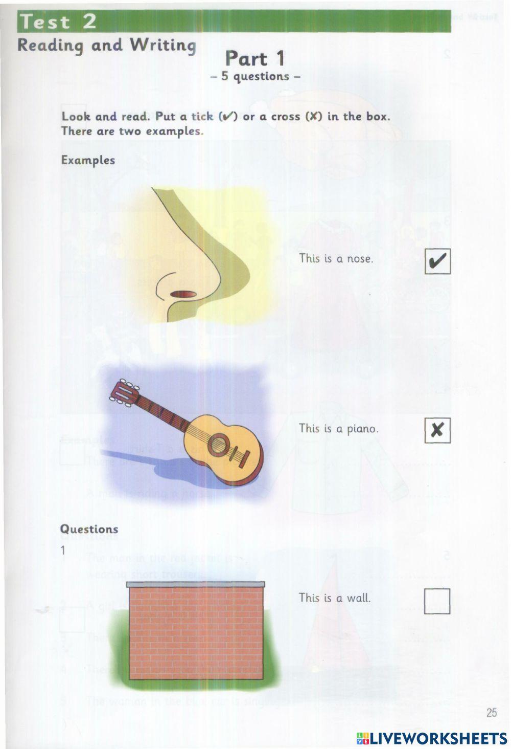 Starter3 test 2 reading
