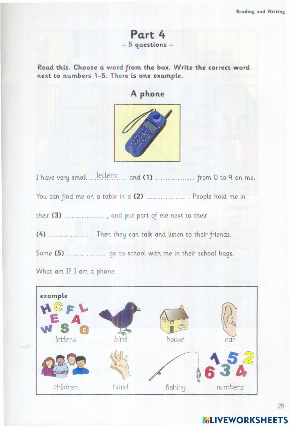 Starter3 test 2 reading