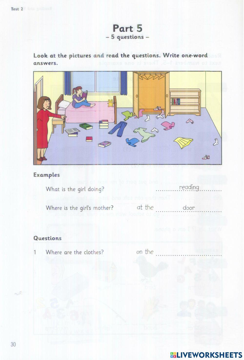 Starter3 test 2 reading