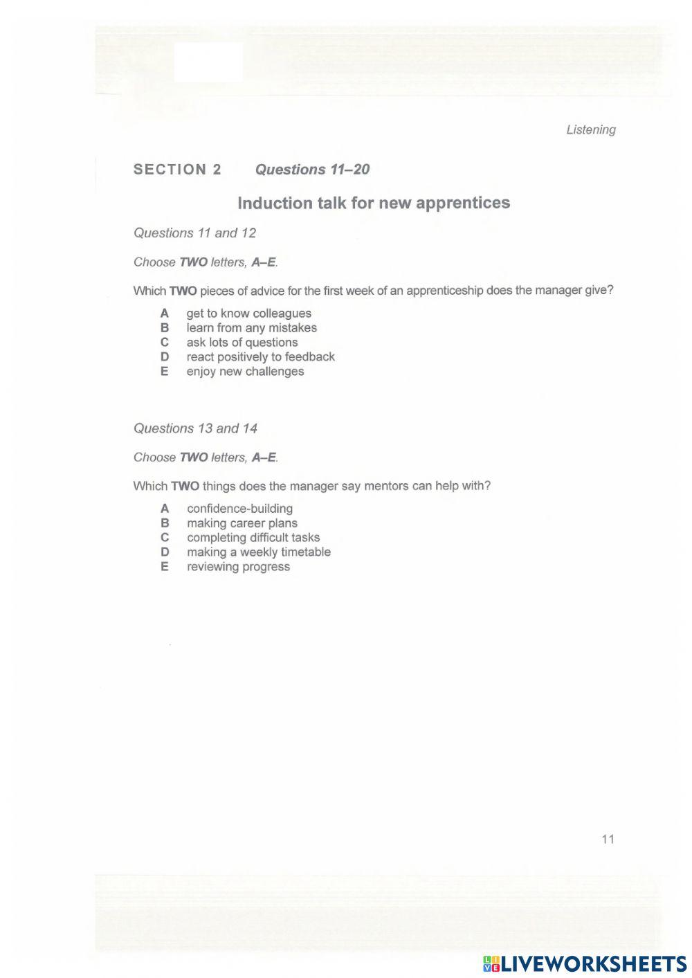 IELTS B - Lesson 13