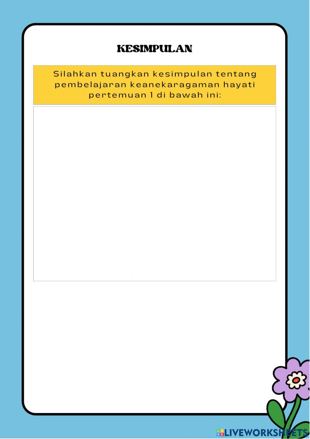 Lkpd keanekaragaman tumbuhan