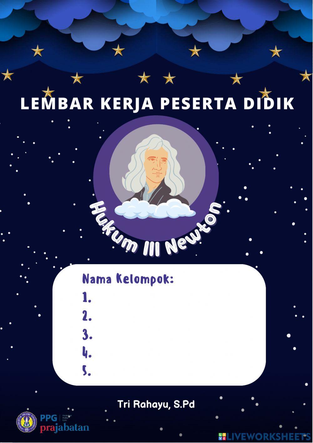 LKPD Hukum III Newton