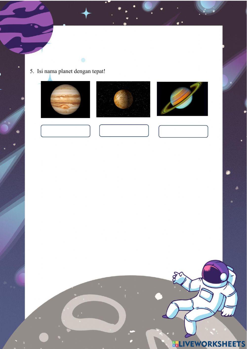 Soal Sistem Tata Surya