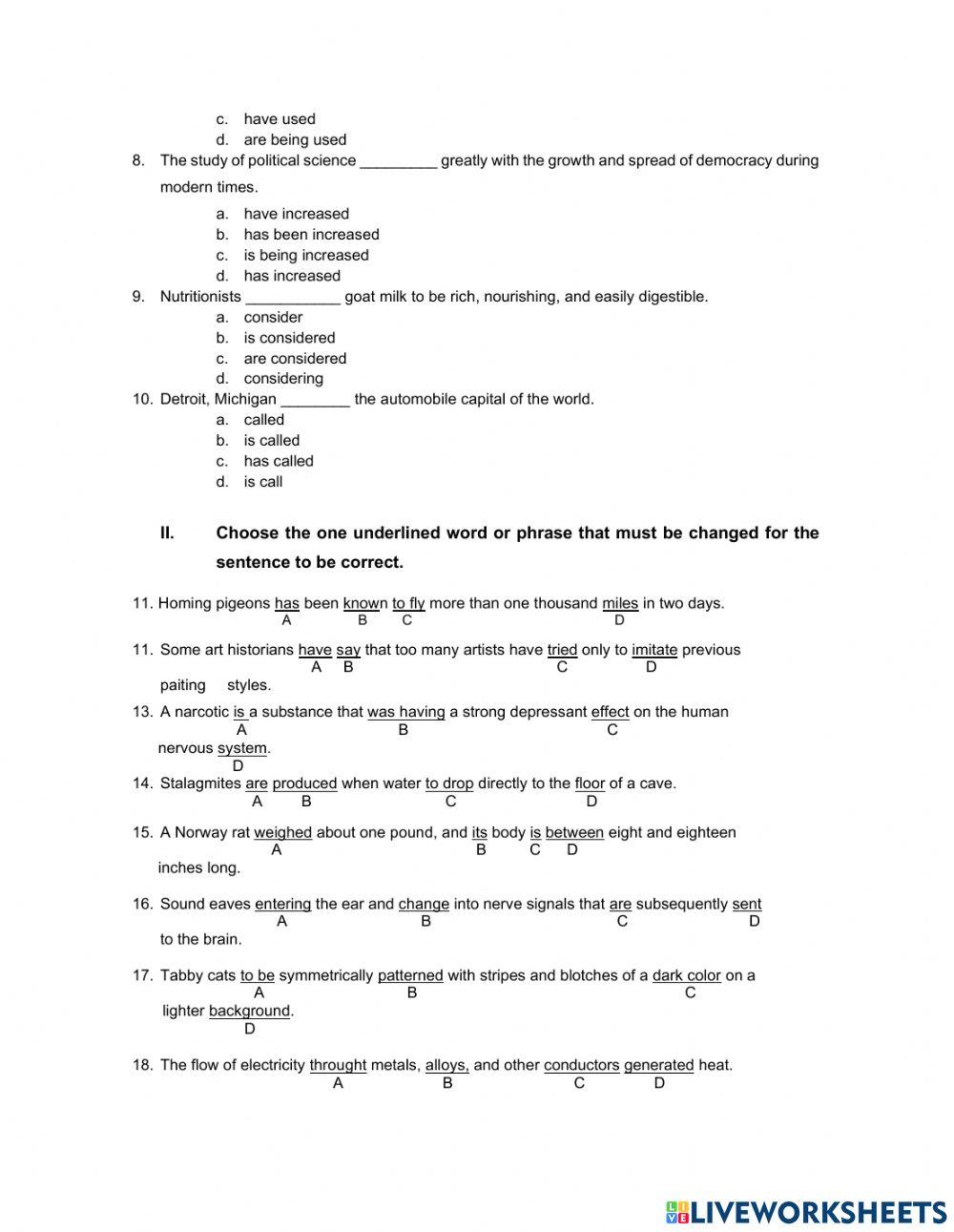 Structure and written practice for toefl test