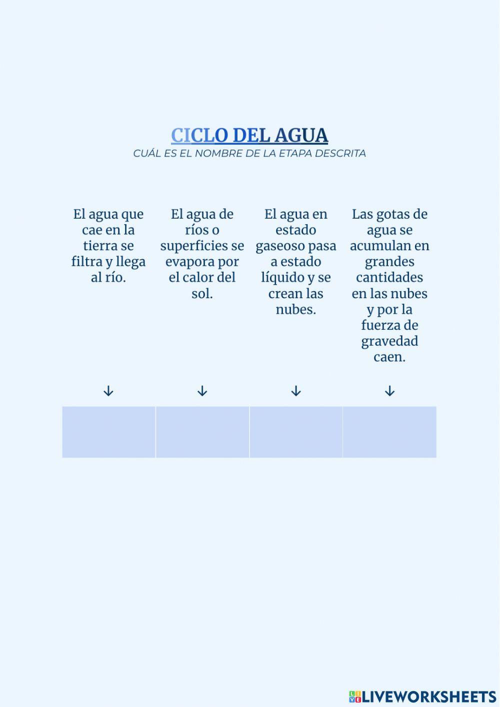 Ciclo del Agua