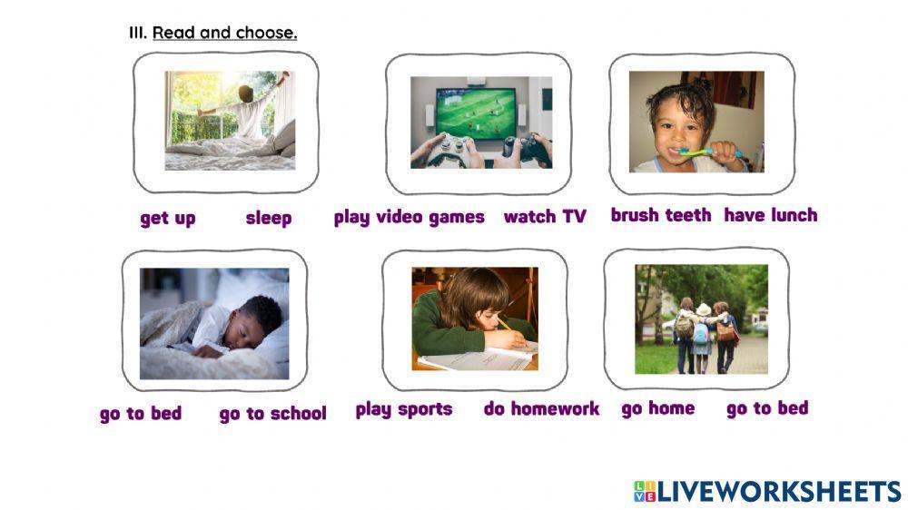 NIK 1 Unit 3 vocabulary 2