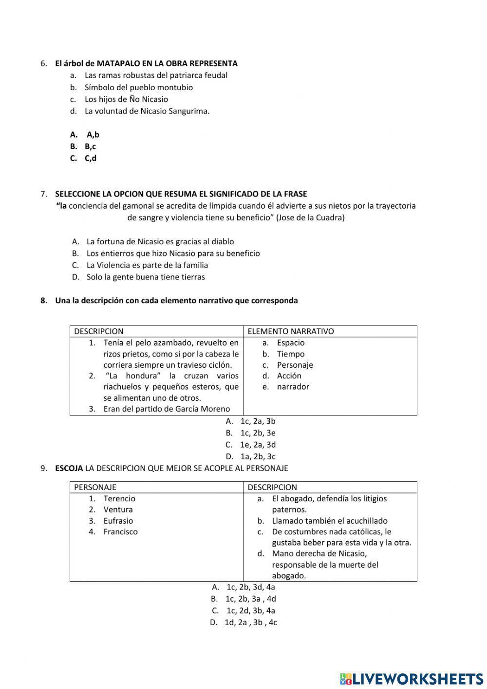 Examen lengua 1er trimestre