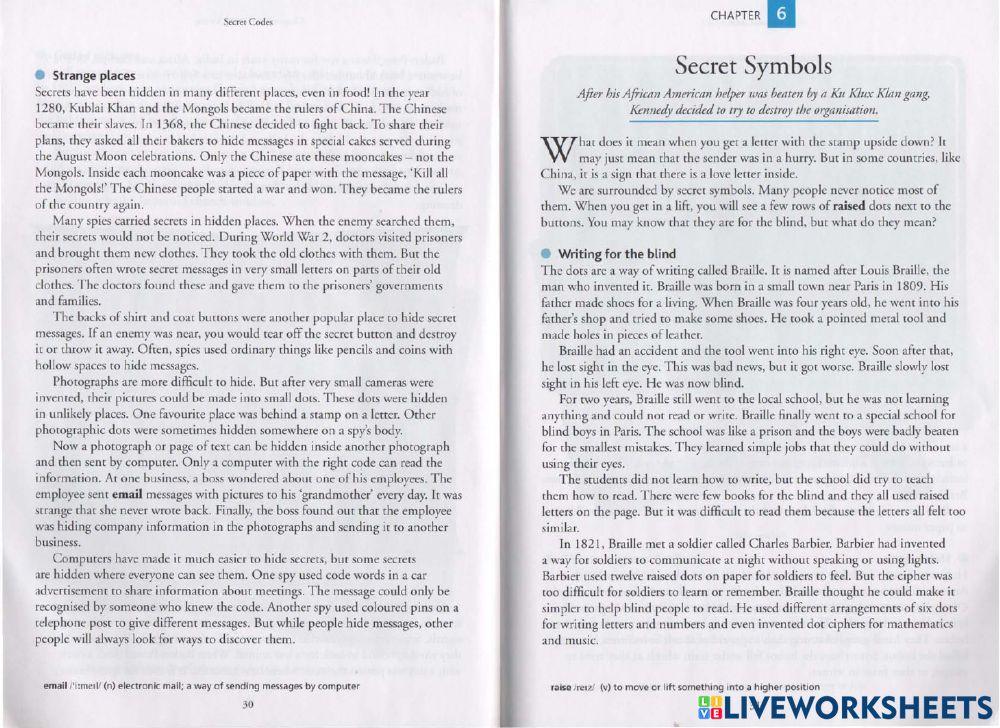 SECRET CODES 3 UPPER INTERMEDIATE