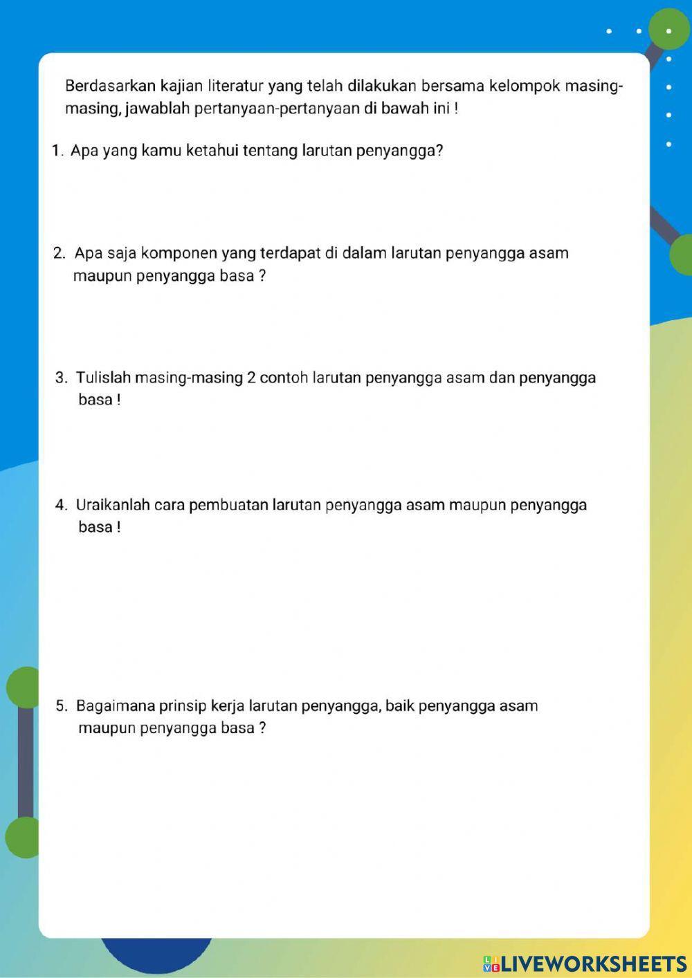 LKPD Larutan Penyangga